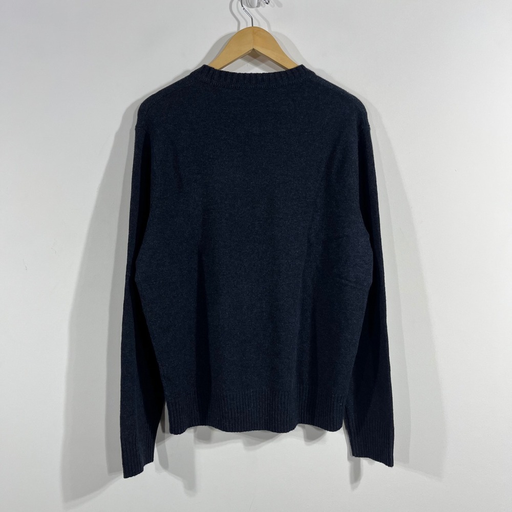 J.Crew Fisherman Quiet Luxury Merino Wool Crewneck Sweater Preppy Womens Large - Picture 4 of 8